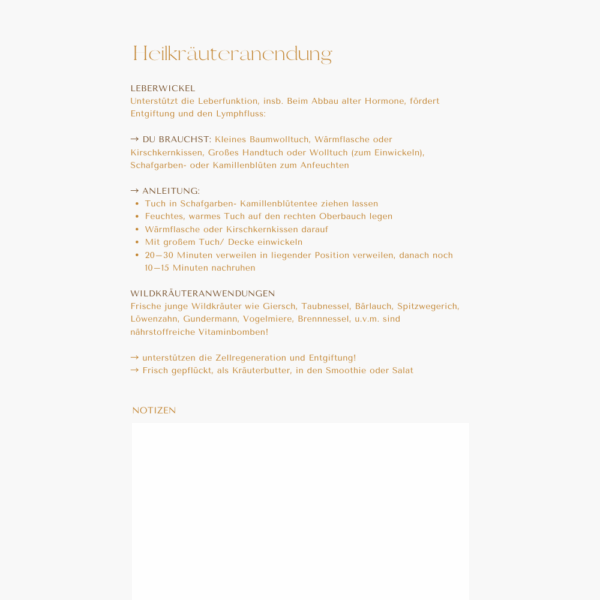 Workbook: Zykluszeit & Kräuterweisheit – Bild 8