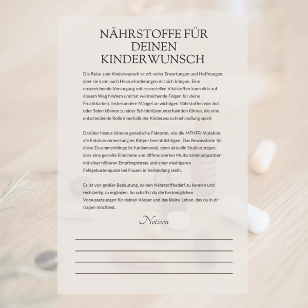 Workbook: Kinderwunsch – Dein ganzheitlicher Kompass – Bild 7