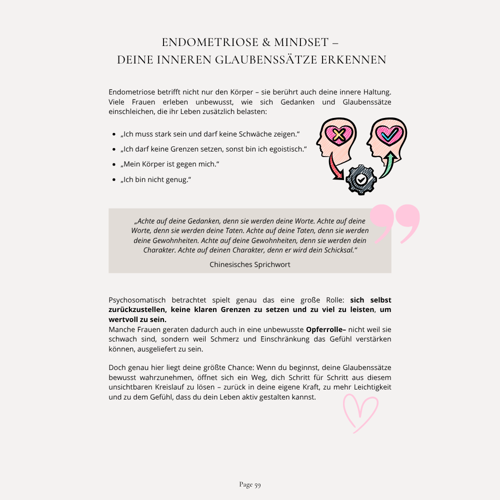 Endo Care Workbook – Dein ganzheitlicher Begleiter bei Endometriose – Bild 9